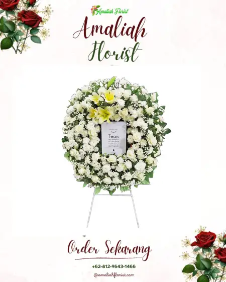 Krans Bunga Duka Mentikan