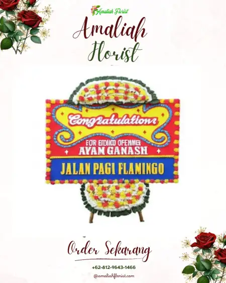 Sewa Papan Bunga Mentikan
